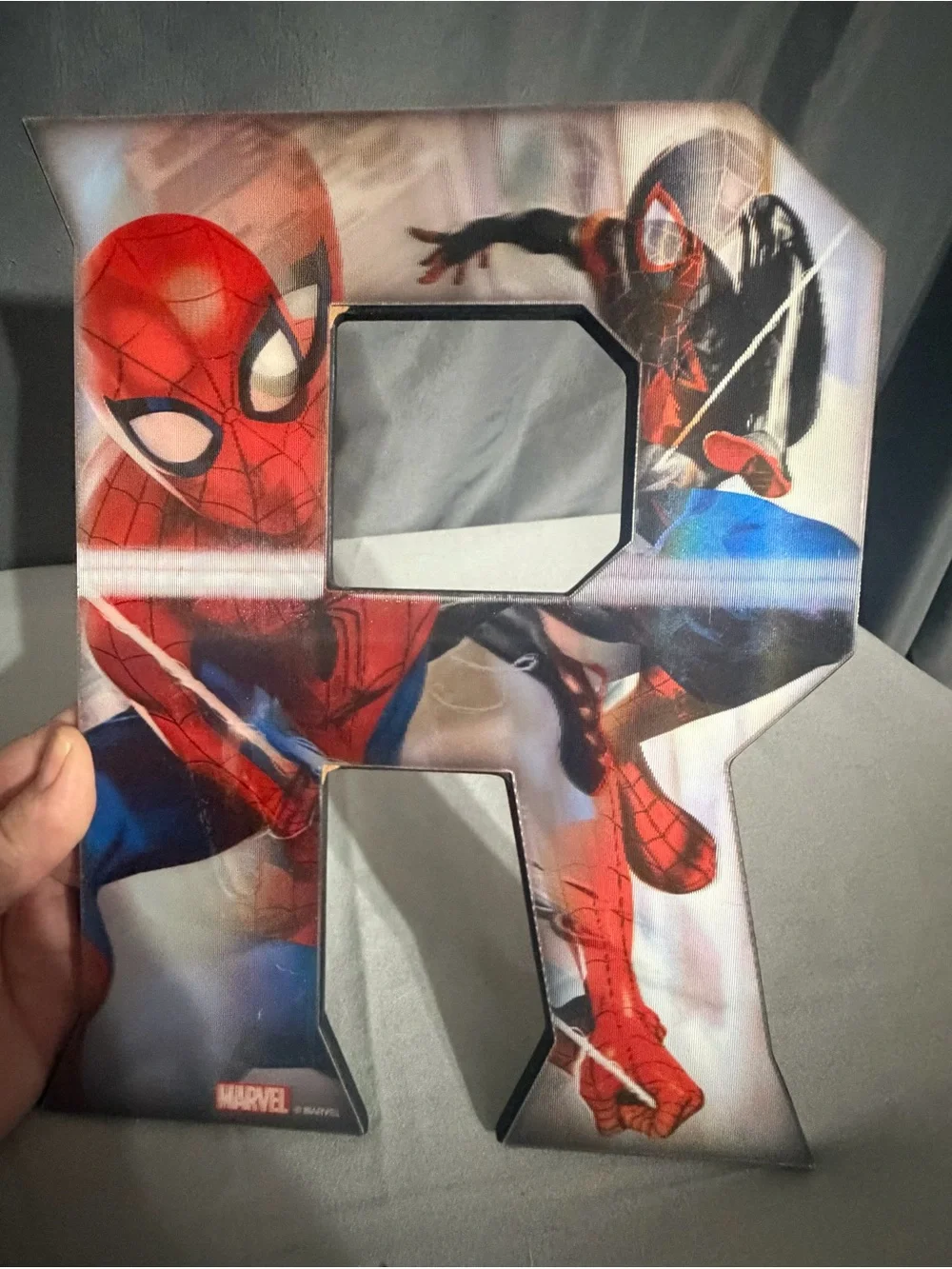 Marvel Spider-Man Multicolor Decorative Wall Letter